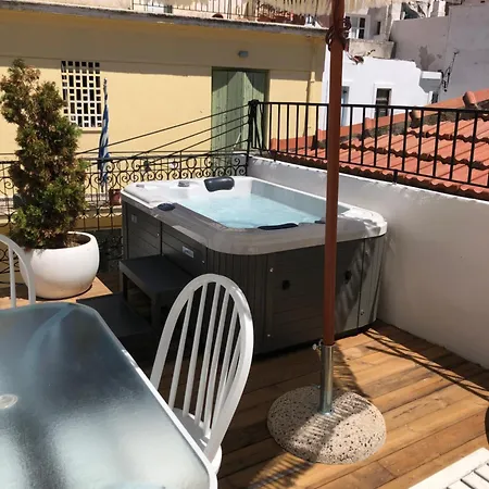 Evagelia's Deluxe Villa-roof Jacuzzi * Skopelos stad