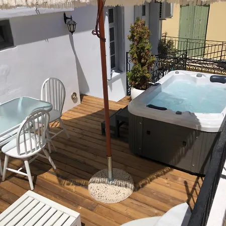 Evagelia's Deluxe Villa-roof Jacuzzi Villa