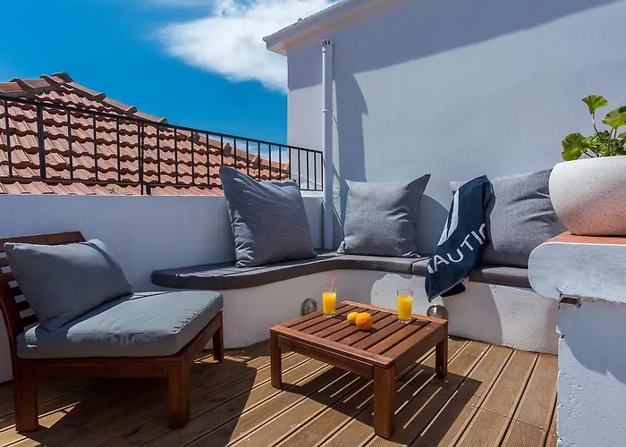 Evagelia's Deluxe Villa-roof Jacuzzi *