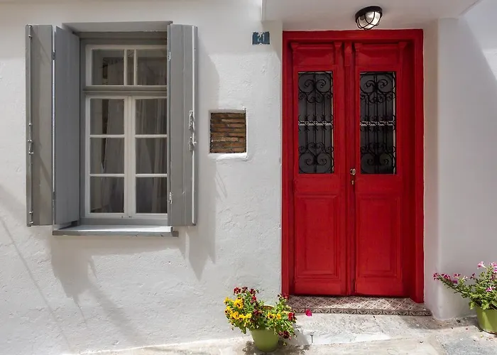 Evagelia's Deluxe Villa-roof Jacuzzi 别墅 斯科派洛斯